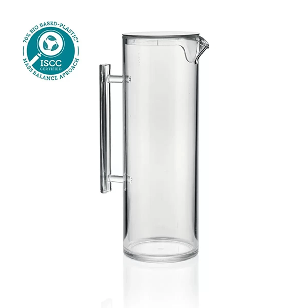 110 Carafe Avec Couvercle En Plastique Guzzini Transparent 2 110 Carafe Avec Couvercle En Plastique Guzzini Transparent – Image 2