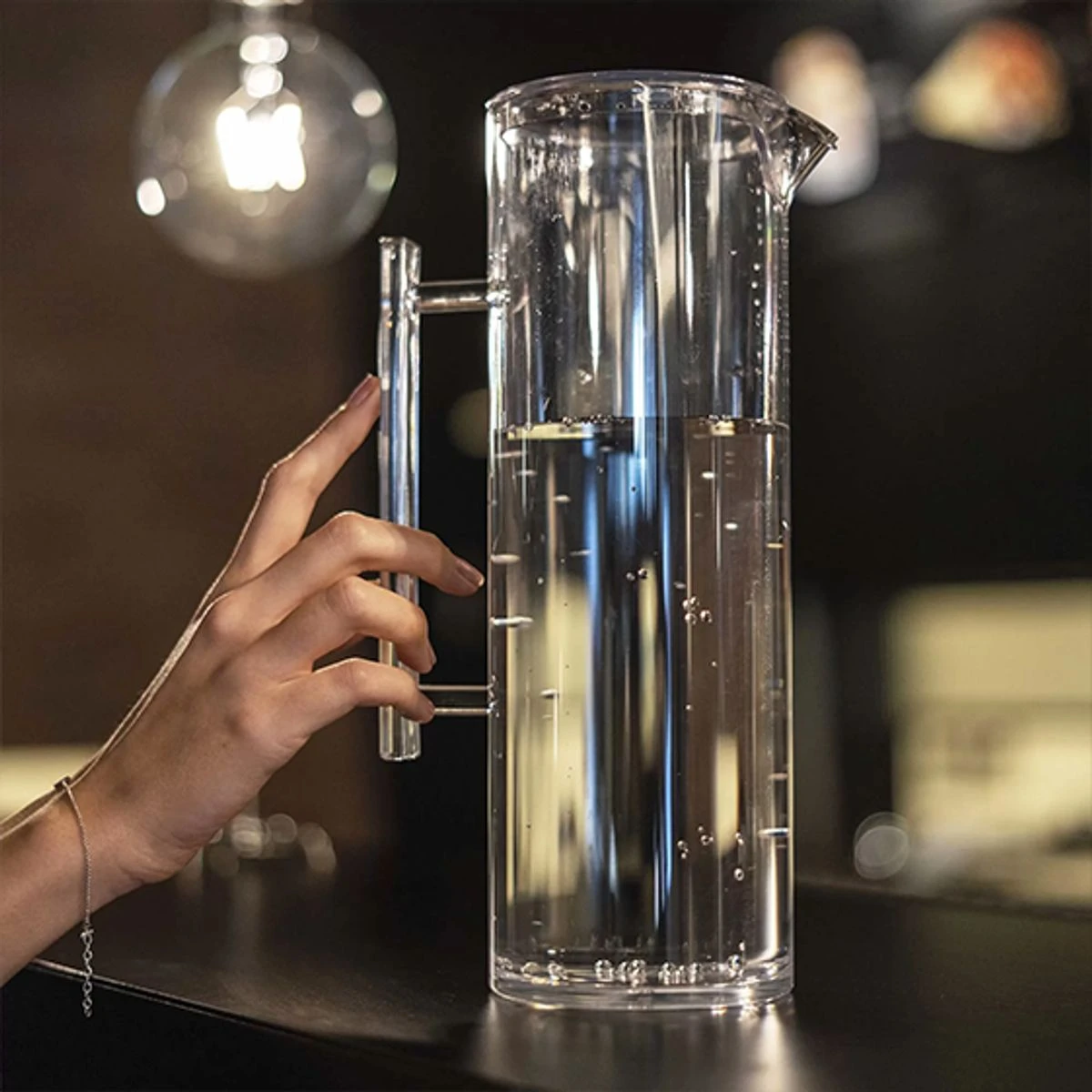 110 Carafe Avec Couvercle En Plastique Guzzini Transparent 1 110 Carafe Avec Couvercle En Plastique Guzzini Transparent