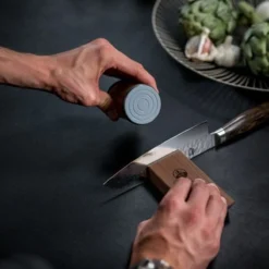 Aiguiseur à Couteaux Affûteur à Rouleau HORL Bois De Noyer Set -Maison Cuisine Série aiguiseur a couteaux affuteur a rouleau horl bois de noyer set 2