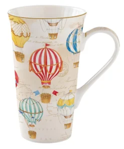 EASY LIFE Air Balloons Coffret Mega Mug 60 Cl Porcelaine EASYLIFE