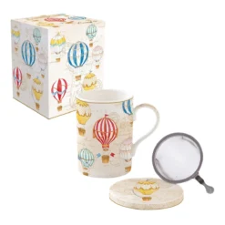 EASY LIFE Air Balloons Mug Tisanière Porcelaine 350 Ml EASYLIFE