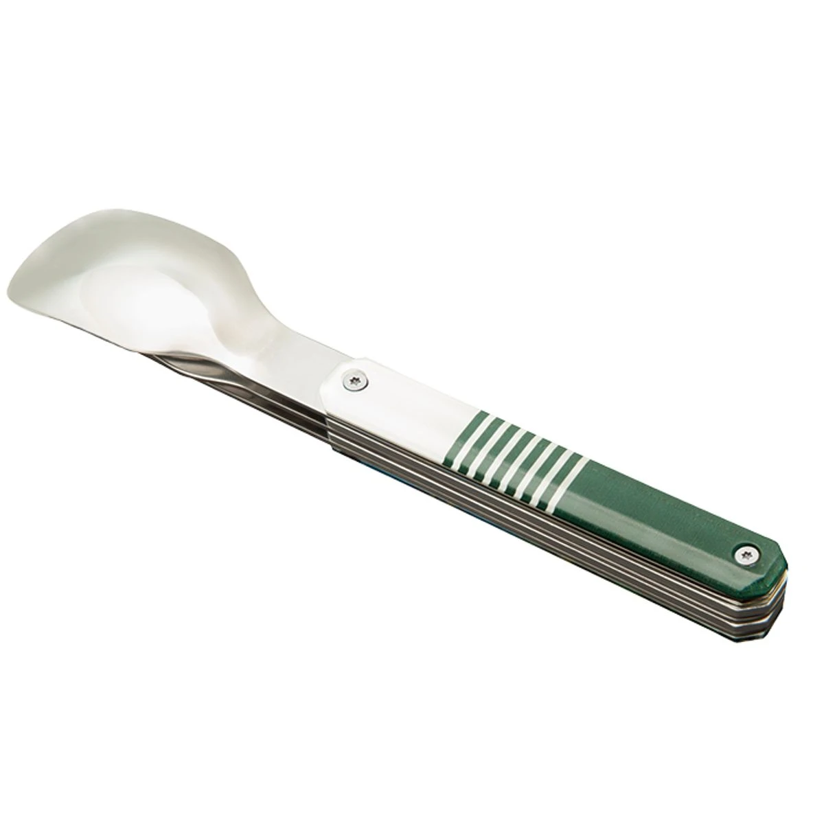 AKINOD 12H34 Set De 3 Couverts Inox Nomades MARINIERE VERTE 3 AKINOD 12H34 Set De 3 Couverts Inox Nomades MARINIERE VERTE – Image 3