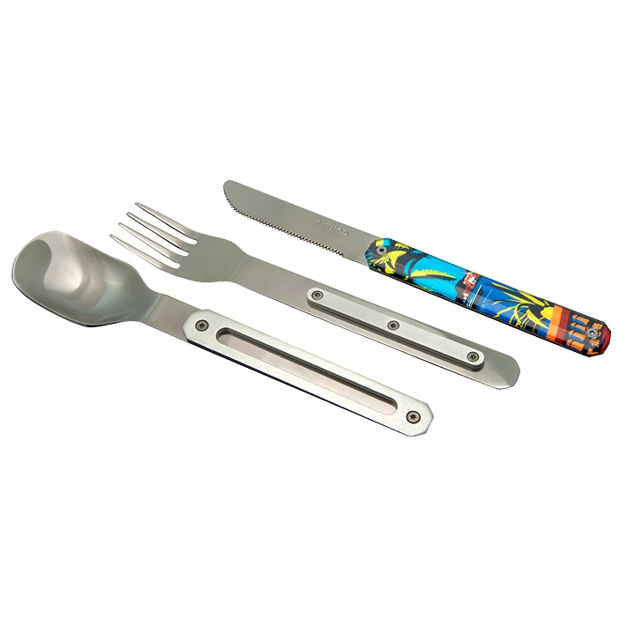 AKINOD 12H34 Set De 3 Couverts Inox Nomades RIVIERA 2 AKINOD 12H34 Set De 3 Couverts Inox Nomades RIVIERA – Image 2