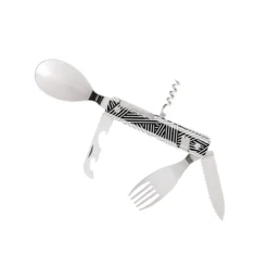 AKINOD 13H25 Set De Couverts Pliants Multifonctions Inox Nomades DIAGONALES -Maison Cuisine Série akinod 13h25 set de couverts pliants multifonctions inox nomades diagonales 2