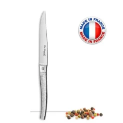 ALPHONSE Coffret En Bois Palette De 4 Couteaux à Steak Acier Manche écorce LOU LAGUIOLE