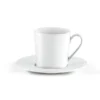 BAGHERA Paire Tasse Café Médard De NOBLAT Pocelaine Blanche - Les 6