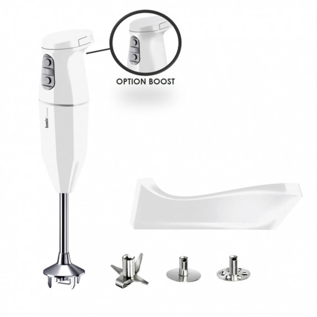 BAMIX Mixeur Plongeant Cordless Plus Sans Fil Blanc 3 BAMIX Mixeur Plongeant Cordless Plus Sans Fil Blanc – Image 3