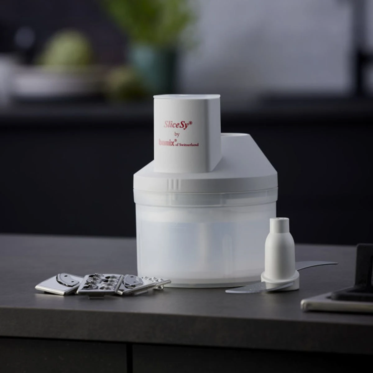 BAMIX SliceSy Accessoire Hachoir Rape Eminceur Pour Mixeur Plongeur Gris 3 BAMIX SliceSy Accessoire Hachoir Rape Eminceur Pour Mixeur Plongeur Gris – Image 3