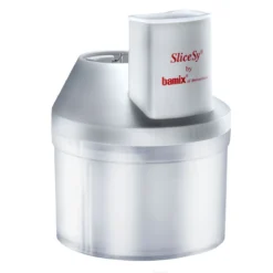 BAMIX SliceSy Accessoire Hachoir Rape Eminceur Pour Mixeur Plongeur Gris