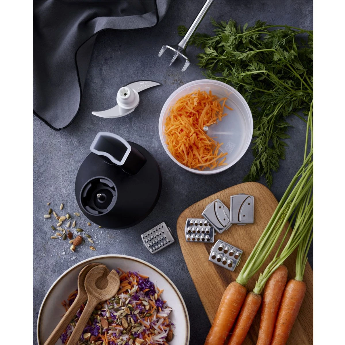 BAMIX SliceSy Accessoire Hachoir Rape Eminceur Pour Mixeur Plongeur NOIR 6 BAMIX SliceSy Accessoire Hachoir Rape Eminceur Pour Mixeur Plongeur NOIR – Image 6