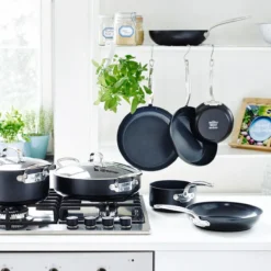 BARCELONA Pro Faitout Aluminium Revêtement Céramique GreenPan D20 -Maison Cuisine Série barcelona pro faitout aluminium revetement ceramique greenpan d20 3