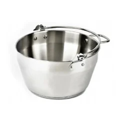 Bassine à Confitures Inox Chaudron De Cuisson Induction D24