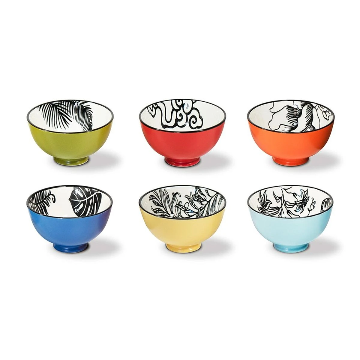 BEIJING Set De 6 Bols Coupelles Apéritives En Grès WD Lifestyle 2 BEIJING Set De 6 Bols Coupelles Apéritives En Grès WD Lifestyle – Image 2