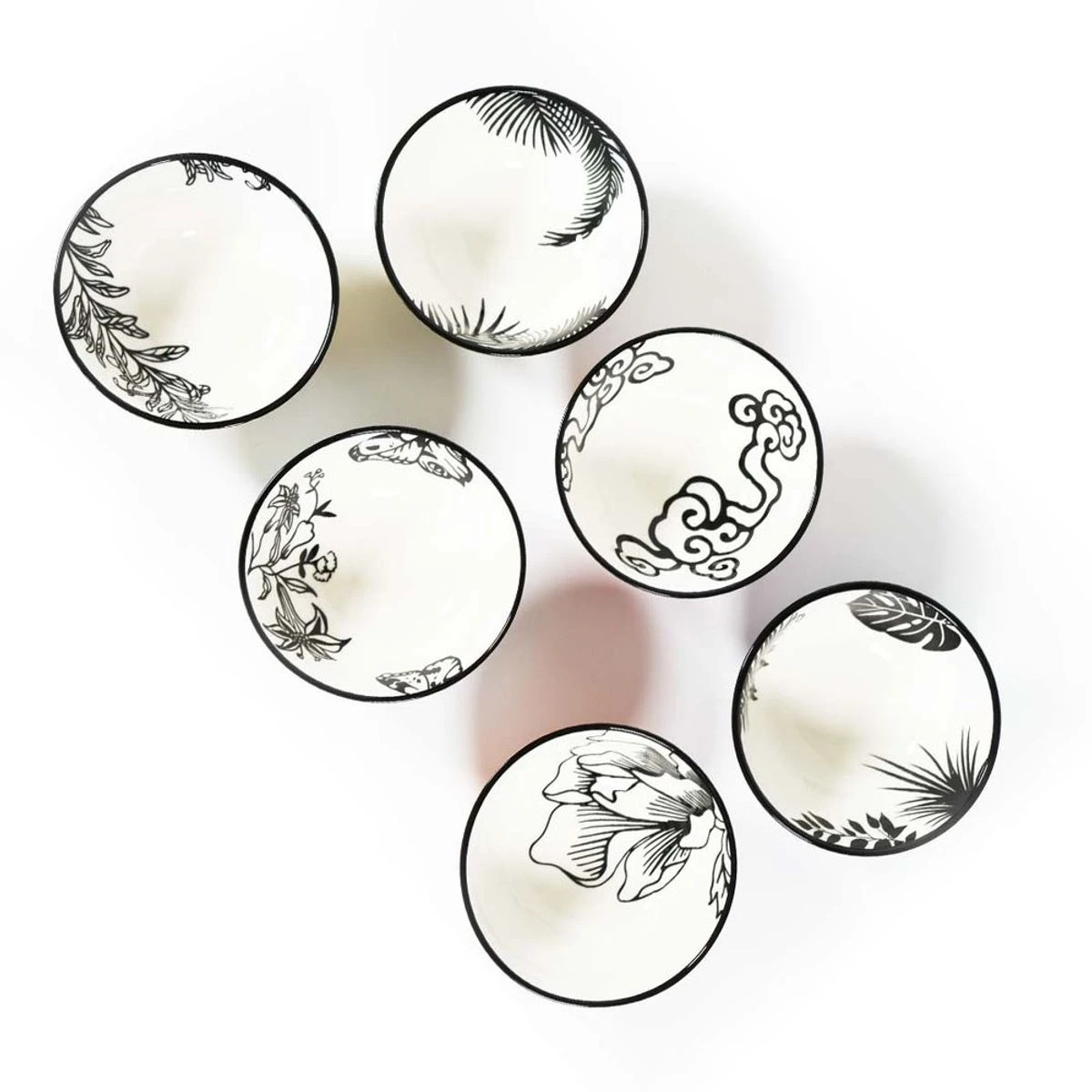 BEIJING Set De 6 Bols Coupelles Apéritives En Grès WD Lifestyle 3 BEIJING Set De 6 Bols Coupelles Apéritives En Grès WD Lifestyle – Image 3