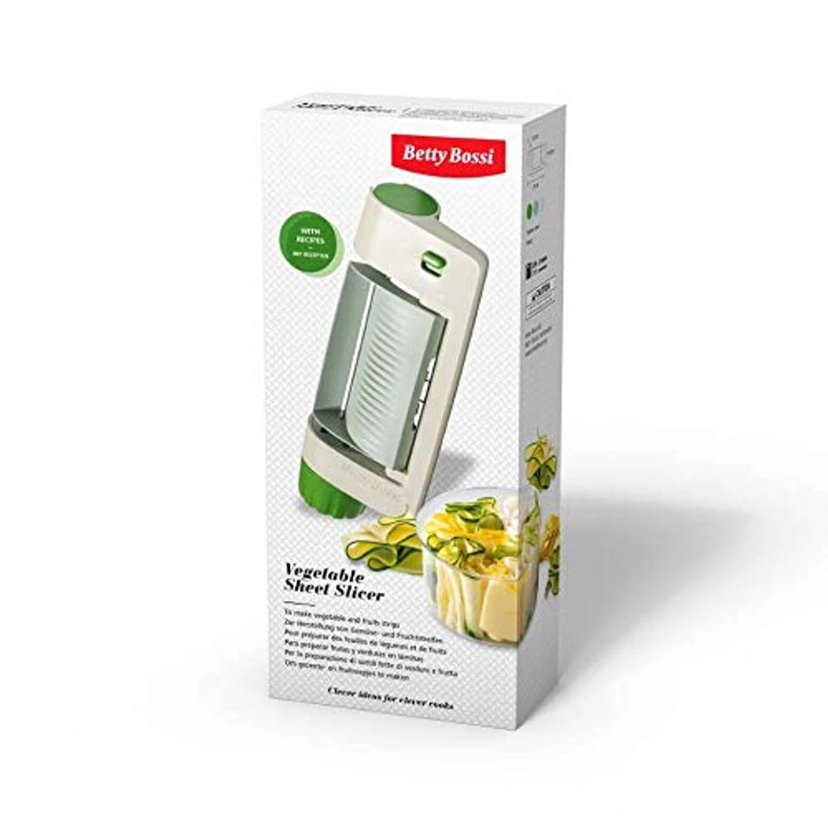 Betty Bossi Veggie Sheet Slicer Coupe Lanières Extra-fines Fruits Et Légumes 4 Betty Bossi Veggie Sheet Slicer Coupe Lanières Extra-fines Fruits Et Légumes – Image 4