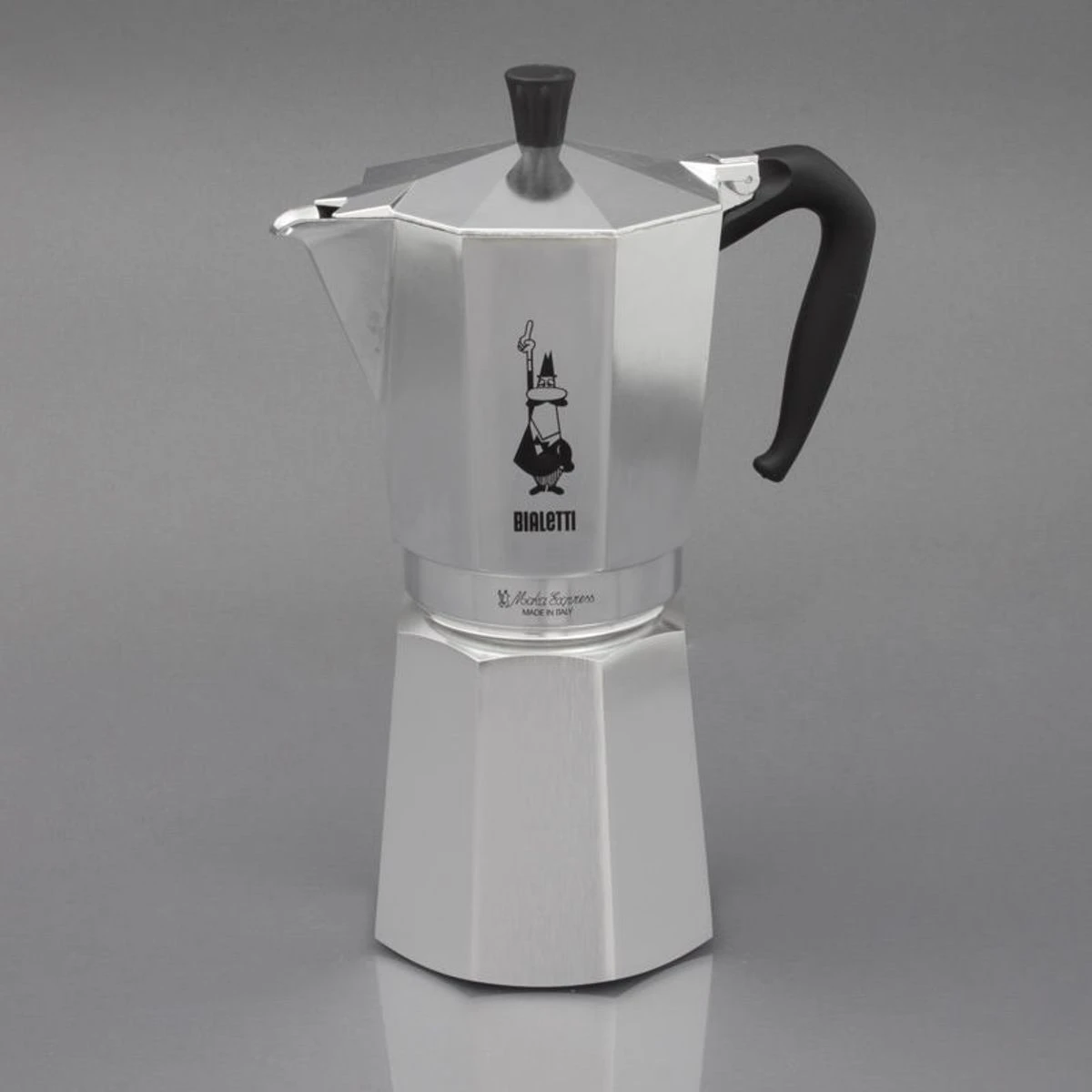 BIALETTI Moka Express Cafetière Italienne En Aluminium 18 Tasses 1 BIALETTI Moka Express Cafetière Italienne En Aluminium 18 Tasses