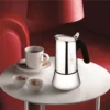 BIALETTI VENUS Cafetière Italienne Induction En Inox Brillant 10 Tasses