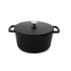 BLACK DESIGN Mini Cocotte Ronde En Fonte émaillée D14