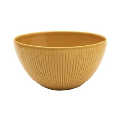 BOHEMIA Saladier Haut En Grès D28 Moutarde TABLE PASSION