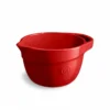 Bol Patissier à Mixer De Préparation 2.5 L Céramique Emile Henry Rouge Grand Cru