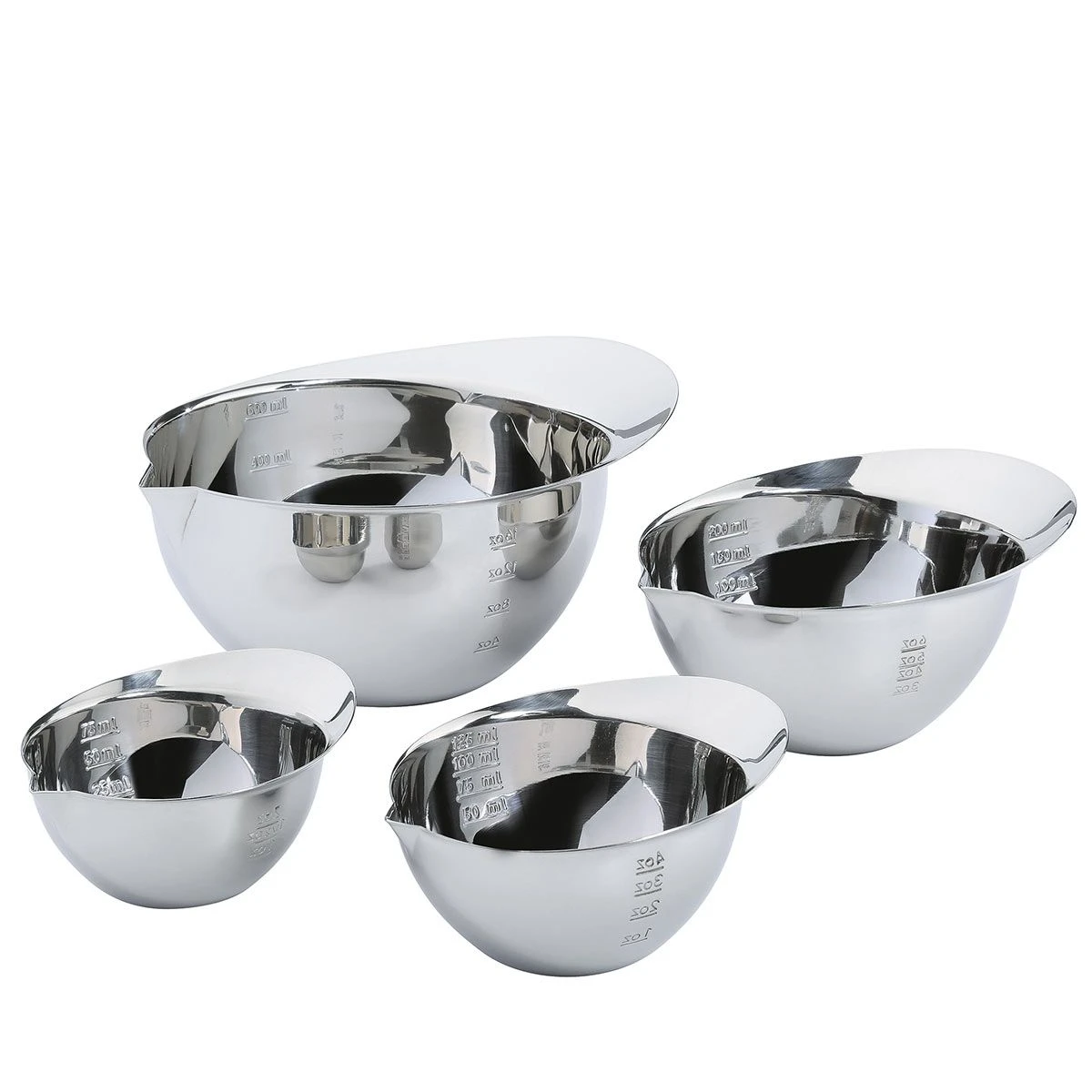 Bol Pâtissier Mesureur Doseur Inox KUCHENPROFI D10 200 Ml 2 Bol Pâtissier Mesureur Doseur Inox KUCHENPROFI D10 200 Ml – Image 2