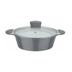 BOLERO Sauteuse Cocotte Fonte Aluminium Revêtue Céramique Vitaflon GSW D24