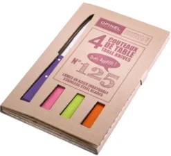 BON APPETIT Coffret De 4 Couteaux De Table Steak OPINEL Esprit POP -Maison Cuisine Série bon appetit coffret de 4 couteaux de table steak opinel esprit pop 2