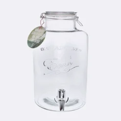 Bonbonne En Verre Avec Robinet Jus Punch Rhum Arrangé KILNER 5 L Coffert Cadeau