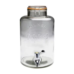 Bonbonne En Verre Avec Robinet Jus Punch Rhum Arrangé KILNER 8 L