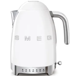 Bouilloire électrique à Température Variable Années 50 SMEG Blanc