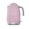 Bouilloire électrique à Température Variable Années 50 SMEG Rose