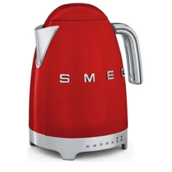 Bouilloire électrique à Température Variable Années 50 SMEG Rouge