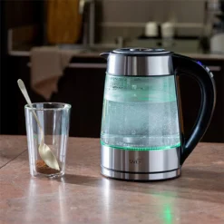 Bouilloire électrique En Verre Borosilicate 1.7 L Température Variable WD Lifestyle