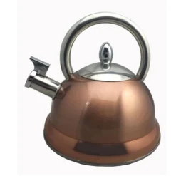Bouilloire Inox à Sifflet Coloris Cuivre 2.7 L Dispo Oct