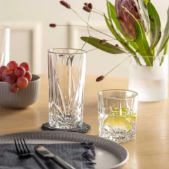 Leonardo CAPRI Gobelet Verre à Whisky 22 Cl - Les 4 -Maison Cuisine Série capri gobelet verre a whisky 22 cl les 4 7