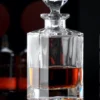 Carafe à Whisky En Cristal De Luxe CARRÉE BOHEMIA