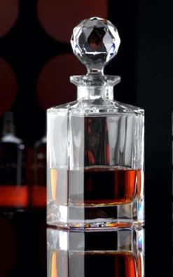 Carafe à Whisky En Cristal De Luxe CARRÉE BOHEMIA