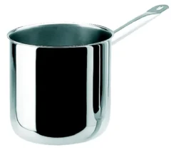 Casserole Saucière Inox Induction + Couvercle Gamme Professionnelle ARTAME D18 4L