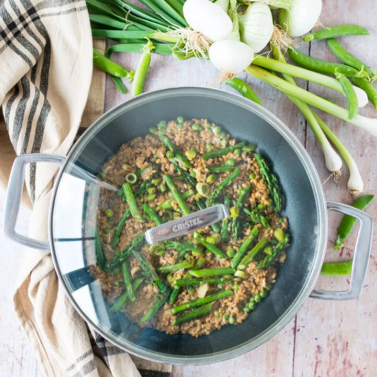 Castel´Pro Sauteuse Inox Revêtue 2 Anses Couvercle Verre Exceliss + CRISTEL D24 3 Castel´Pro Sauteuse Inox Revêtue 2 Anses Couvercle Verre Exceliss + CRISTEL D24 – Image 3