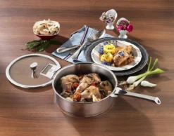 CASTELINE Sauteuse Amovible Inox Revêtue Multiply CRISTEL -Maison Cuisine Série casteline sauteuse amovible inox revetue multiply cristel 2