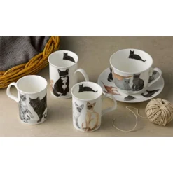 CHATS Mug En Porcelaine Fine 32 Cl Modèle 5 SC -Maison Cuisine Série chats mug en porcelaine fine 32 cl modele 5 sc 4