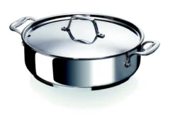 CHEF Cocotte Inox 2 Anses + Couvercle Inox BEKA D28 -Maison Cuisine Série chef cocotte inox 2 anses couvercle inox beka d28 2