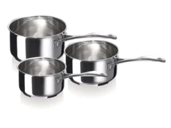 CHEF Série De 3 CASSEROLES Inox BEKA
