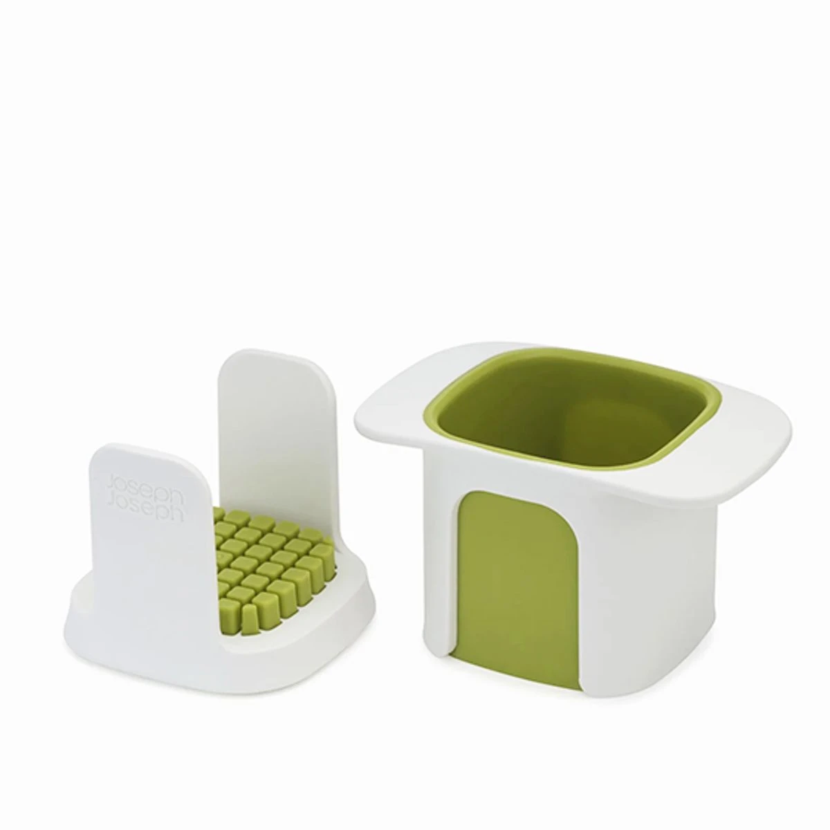 Chop Cup Hachoir à Légumes Frites Oignons Joseph Joseph Blanc Et Vert 2 Chop Cup Hachoir à Légumes Frites Oignons Joseph Joseph Blanc Et Vert – Image 2