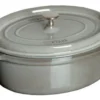 Cocotte En Fonte Emaillée Ovale Staub GRIS GRAPHITE