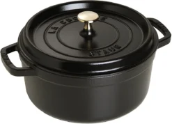 Cocotte En Fonte Emaillée Ronde Staub NOIR