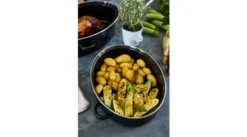 Cocotte Rotissoire Daubière Ovale Acier Emaillé Noir D32 -Maison Cuisine Série cocotte rotissoire daubiere ovale acier emaille noir d32 3