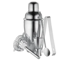 Cilio Coffret Apéritif Shaker Doseur Mélangeur Inox