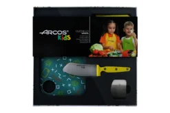 Coffret Couteau Pour Enfant - Couteau Chef + Protège-doigts + Planche + Tablier - ARCOS SC