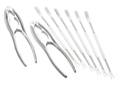 Coffret Crustacés 2 Pinces Et 6 Curettes Inox Kitchen Craft